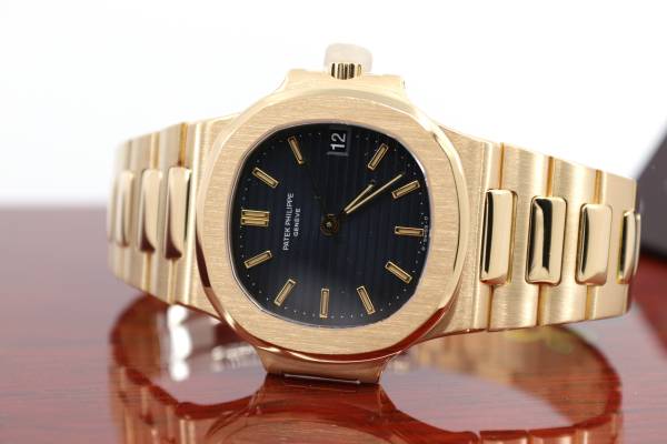 early NAUTILUS 3800 | Yellowgold | Jeans blue Dial | 1983 | Patek Service